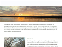 Tablet Screenshot of nativeresourcepreservation.com